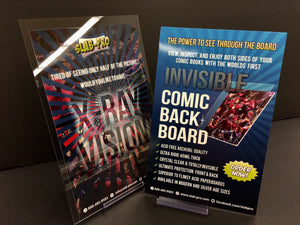 X-RAY VISION - 3 Pack PRE-ASSEMBLED INVISIBLE COMIC BOARD Plus RANDOM Variant - Current/Modern 6 3/4”