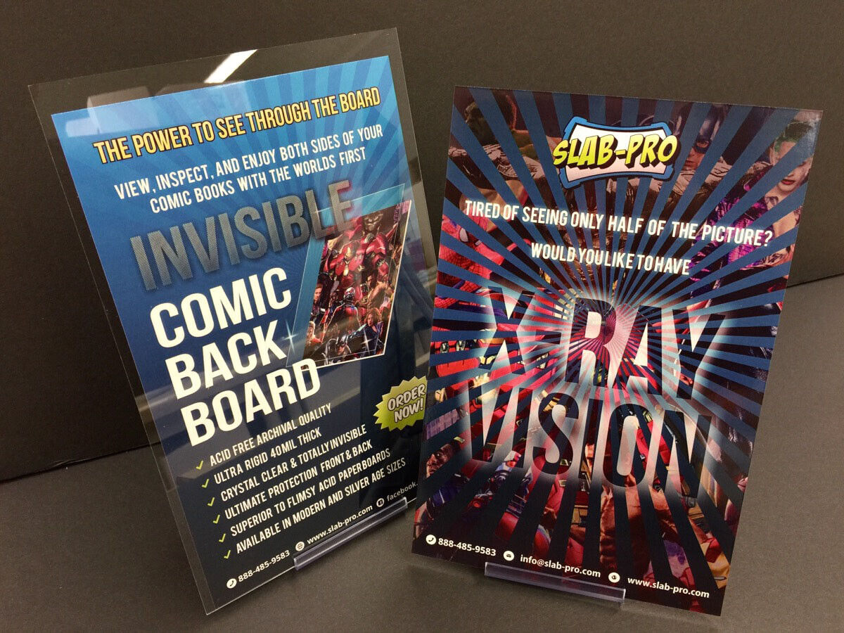 X-RAY VISION - 10 pack INVISIBLE COMIC BOARDS! Silver Age - 7