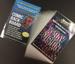 X-RAY VISION - 3 Pack PRE-ASSEMBLED INVISIBLE COMIC BOARD Plus RANDOM Variant - Current/Modern 6 3/4”