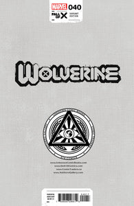 WOLVERINE #40 NATHAN SZERDY EXCLUSIVE TRADE VARIANT (12/20/2023)