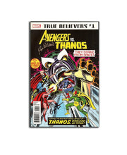 Collector's Edition True Believers: Avengers Vs. Thanos #1 SIGNED JIM STARLIN COA