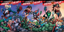 Justice League V Suicide Squad #1 Set of 3 Triptych! by BART SEARS! Get all three!
