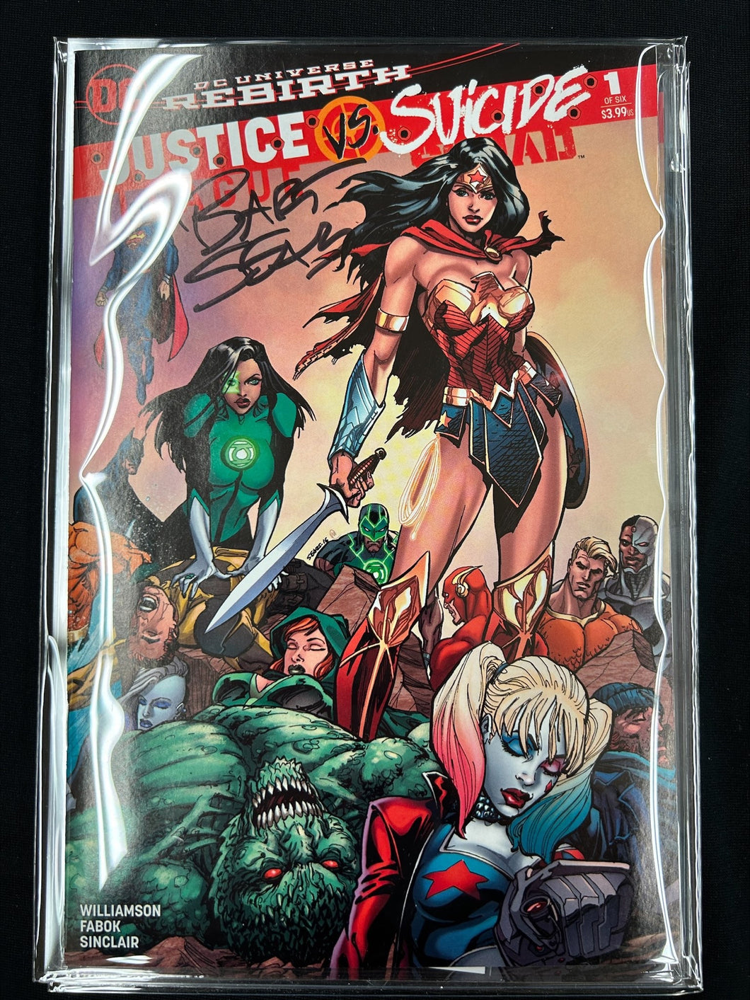 Justice League vs. Suicide Squad #1 Diana Victorious (Cover C) Signed by BART SEARS