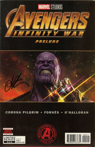 AVENGERS PRELUDE #2 SIGNED BY JIM STARLIN